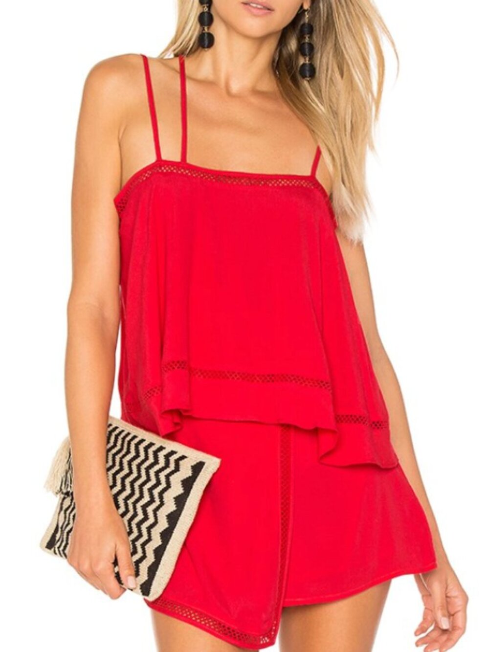 NWT Lovers and Friends Summer Glow Top in Fire Red